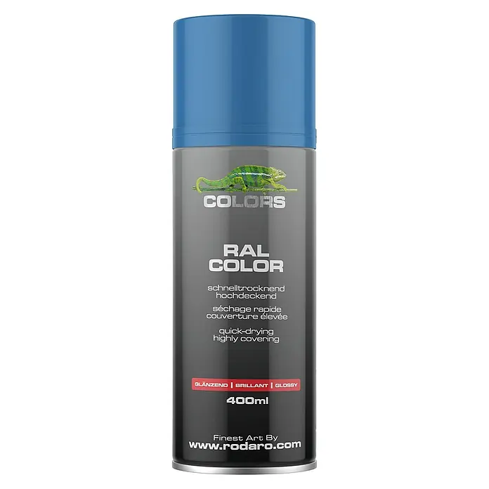 Colors Farbspray Sprühlack 400ml RAL5015 Himmelblau Glanz - RAL5015 - Himmelblau Glanz, Sprühdose
