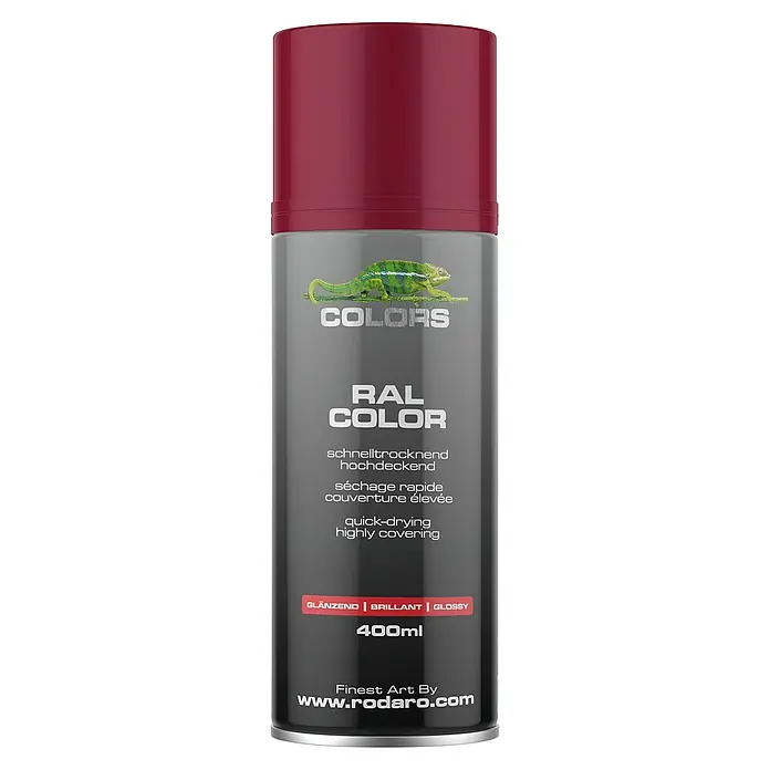 Colors Farbspray Sprühlack 400ml RAL3003 Rubinrot Glanz - RAL3003 - Rubinrot Glanz, Sprühdose