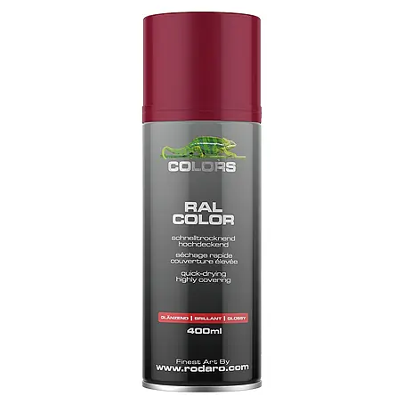 Colors  Farbspray Sprühlack 400ml RAL3003 Rubinrot Glanz