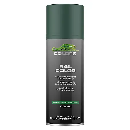 COLORS Sprühlack 400ml  RAL6005 Moosgrün Seidenmatt