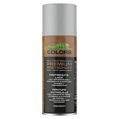 Colors  Farbspray 3in1 Rostschutzlack Spraydose Silber Glanz