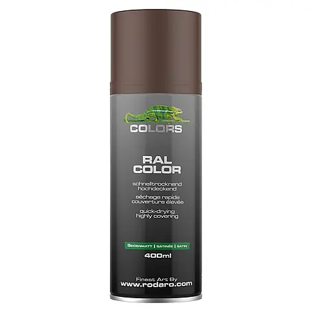 Colors  Farbspray Sprühlack 400ml RAL8017 Schokobraun Seidenmatt
