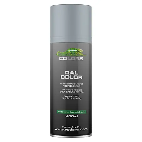 Colors  Farbspray Sprühlack 400ml RAL7001 Silbergrau Seidenmatt