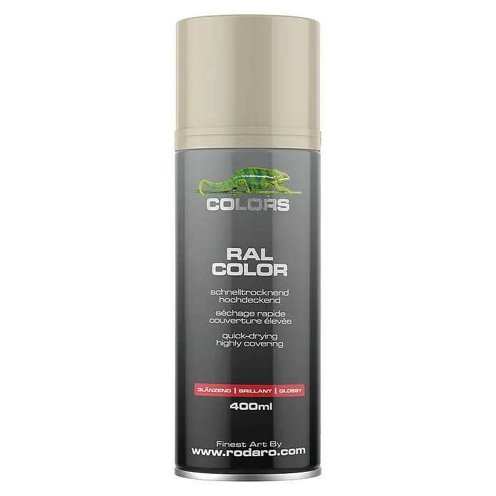 Colors Farbspray Sprühlack 400ml RAL1015 Hellelfenbein Glanz - RAL1015 - Hellelfenbein Glanz, Sprühdose