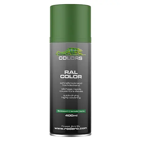 COLORS Sprühlack 400ml  RAL6002 Laubgrün Seidenmat