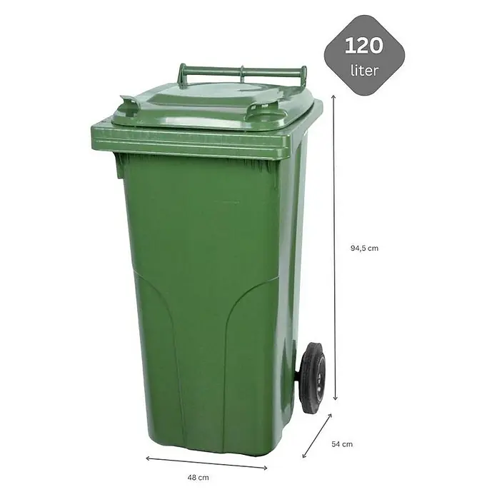Proregal Mülltonne 2-Rad-Tonne MGB - Grün