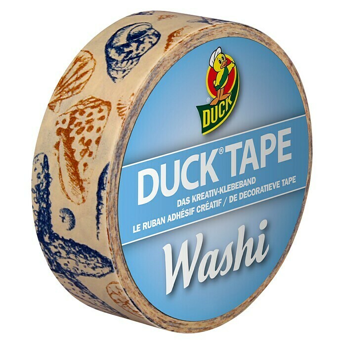 Duck Tape Kreativklebeband Washi (Sea Shells, 10 m x 15 mm)