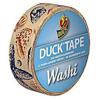 Duck Tape Kreativklebeband Washi (Sea Shells, 10 m x 15 mm)