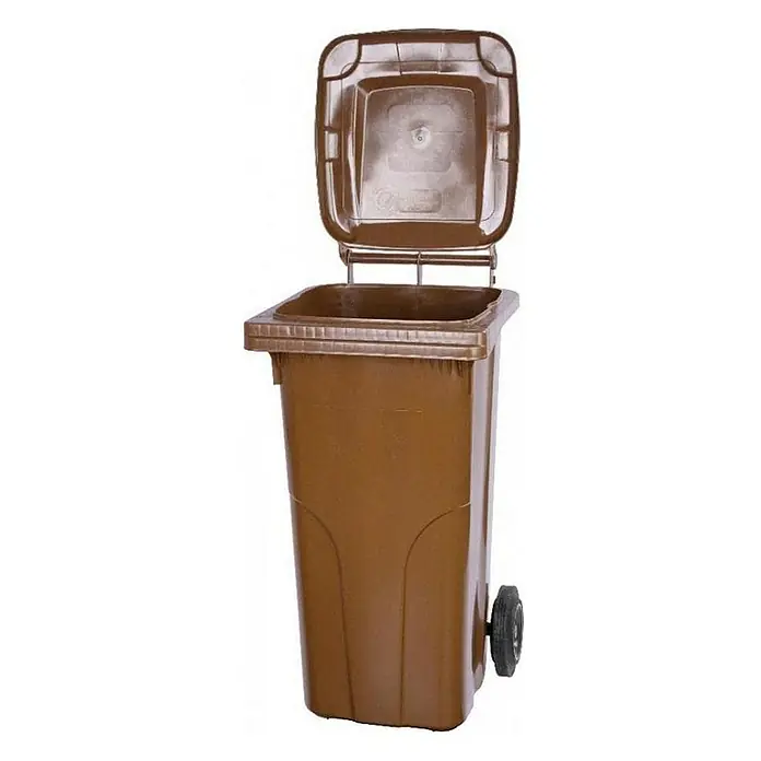 Proregal Mülltonne SuperSparSet 2x - 2-Rad-Tonne MGB - Braun