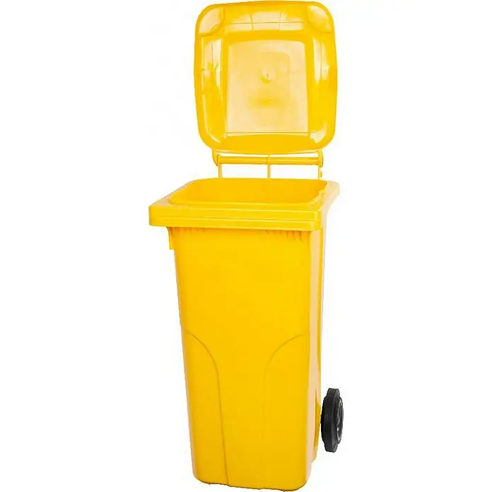 Proregal Mülltonne 2-Rad-Tonne MGB - 54 x 48 x 94,5 cm, Gelb