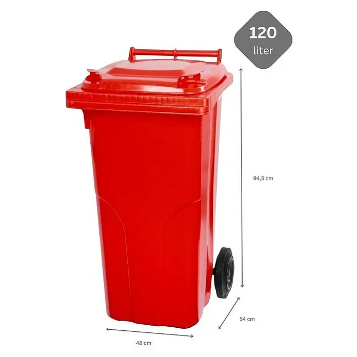 Proregal Mülltonne 2-Rad-Tonne MGB - Rot