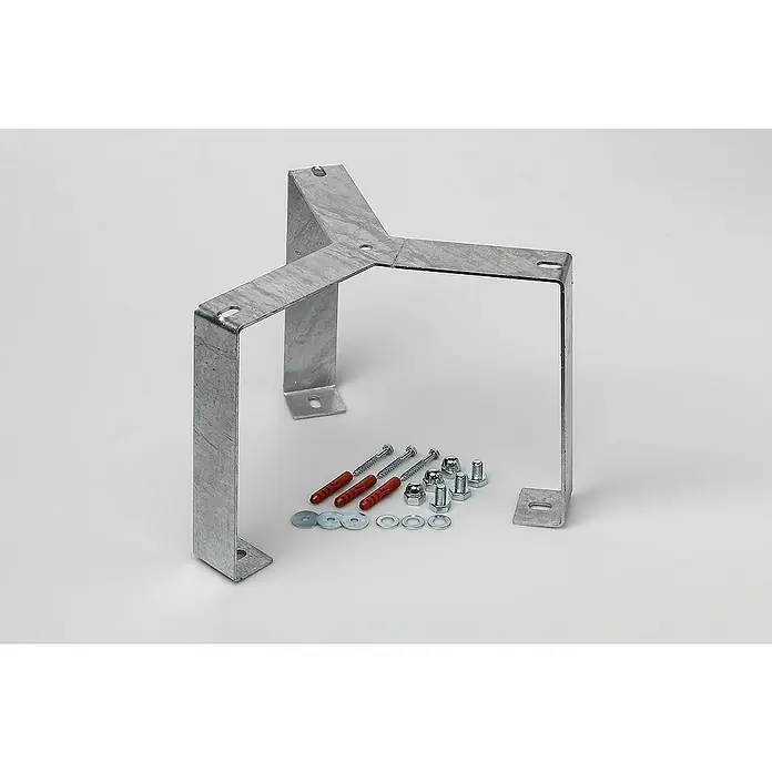Proregal Standard-Mülleimer robust mit Deckel & Einflügeltür - 120 l, Stahl, Grün