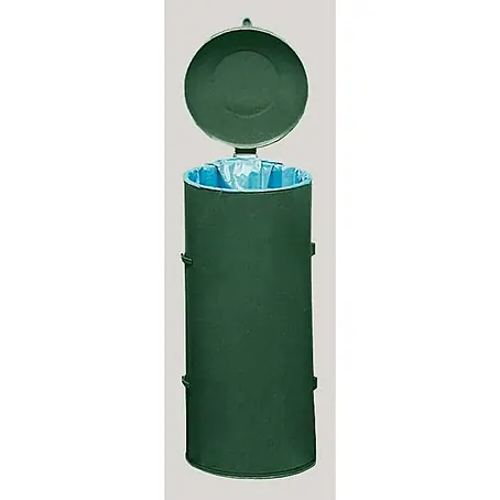 Proregal  Standard Mülleimer robust mit Deckel & Einflügeltür