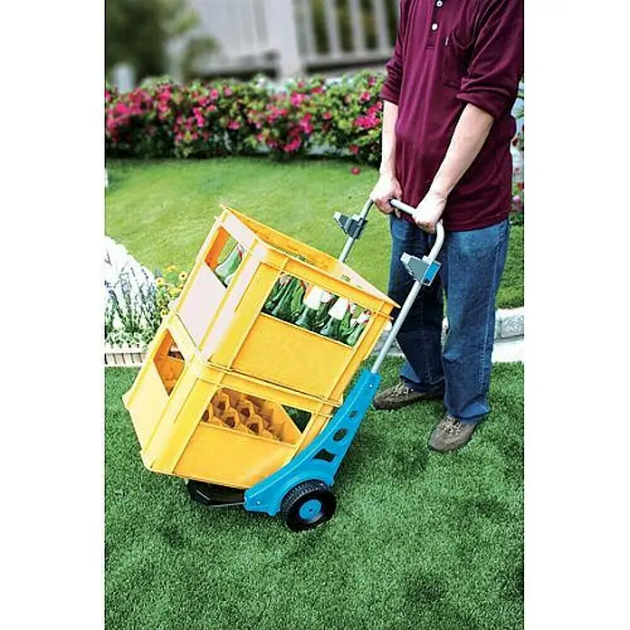 Proregal Standard Mülleimer Abfallsammler NEAPEL PREMIUM - 130 l, Kunststoff, Blau