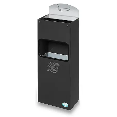 Proregal  Aschenbecher - Robuster Wandascher mit Schild