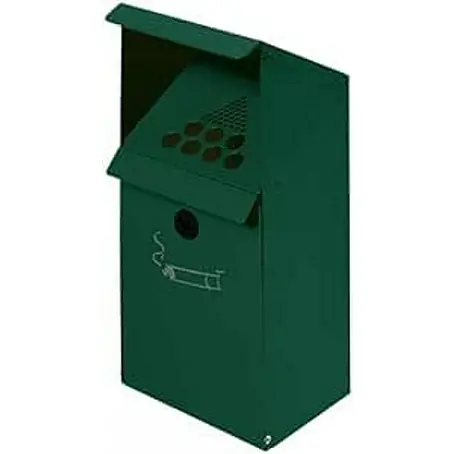 Proregal  Aschenbecher - Großvolumiger Wandascher mit Schutzdach