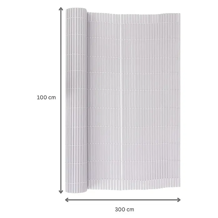 Proregal Sichtschutzelement FI-CHI – Premium Sichtschutzmatte - Kunststoff, Grau