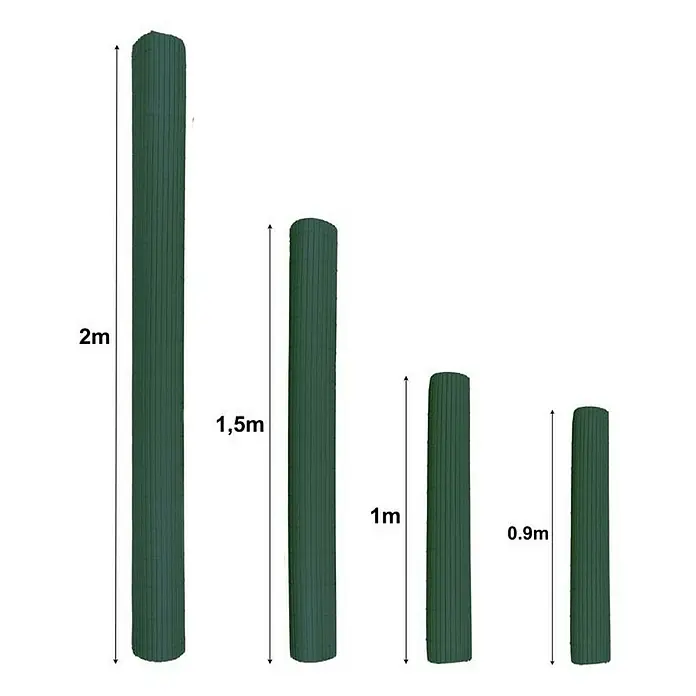 Proregal Sichtschutzelement FI-CHI – Premium Sichtschutzmatte - Kunststoff, Grün