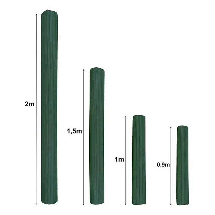 Proregal Sichtschutzelement FI-CHI – Premium Sichtschutzmatte - Kunststoff, Grün