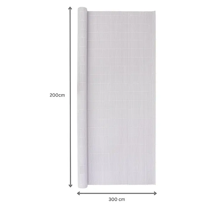 Proregal Sichtschutzelement FI-CHI – Premium Sichtschutzmatte - Kunststoff, Grau