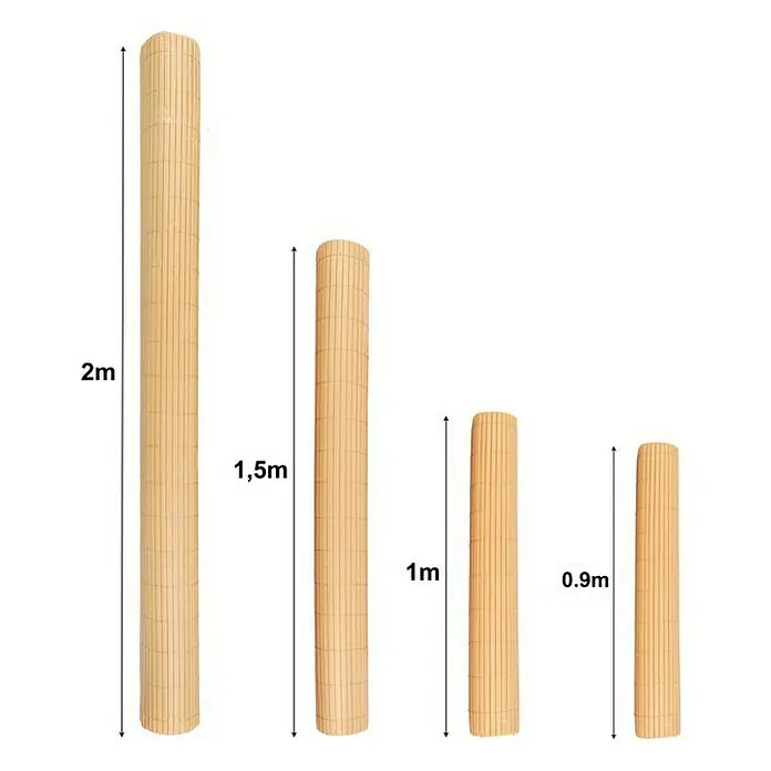 Proregal Sichtschutzelement FI-CHI – Premium Sichtschutzmatte - Kunststoff, Braun