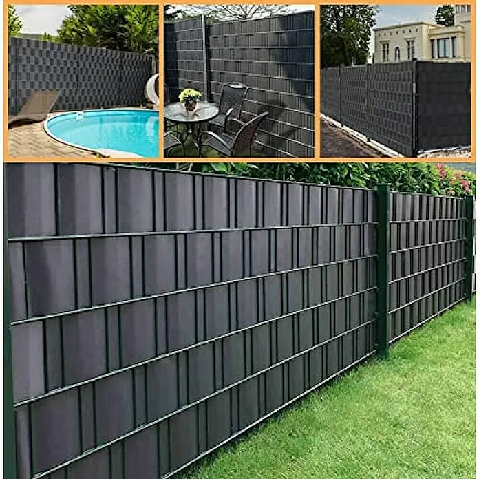 Proregal Sichtschutzelement RAY-C Sichtschutzfolie - Kunststoff, Grau
