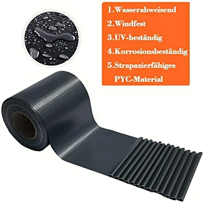Proregal Sichtschutzelement RAY-C Sichtschutzfolie - Kunststoff, Grau