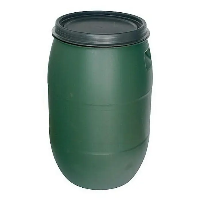 Proregal Regentonne Kunststoff mit Deckel 120 Liter - 120 l, Grün, 1 Stk.