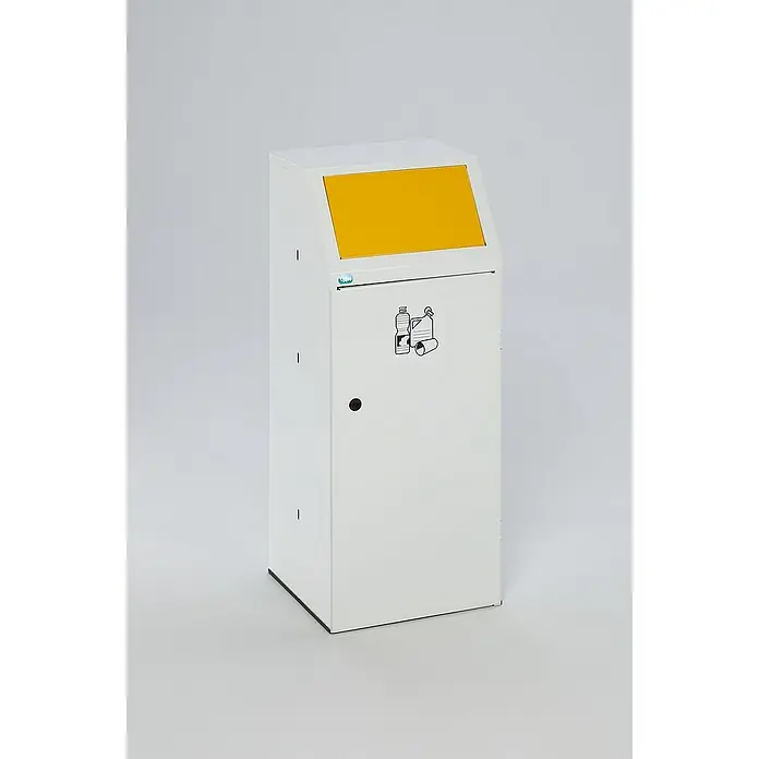 Proregal Wertstoffsammler robust mit Fronttür & Inneneinsatz - 40,5 x 40 x 100,5 cm, 90 l