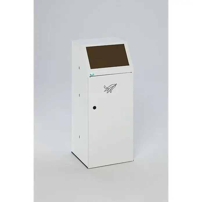 Proregal Wertstoffsammler robust mit Fronttür & Klemmring - 40,5 x 40 x 100,5 cm