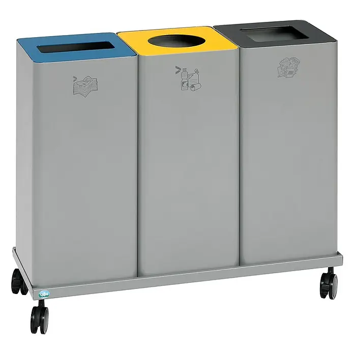 Proregal Wertstoffsammler robust mit abnehmbarem Deckel - 70 l