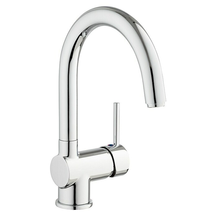 Camargue Grifo de cocina Palma (Color: Cromo, Caño alto, Brillante)
