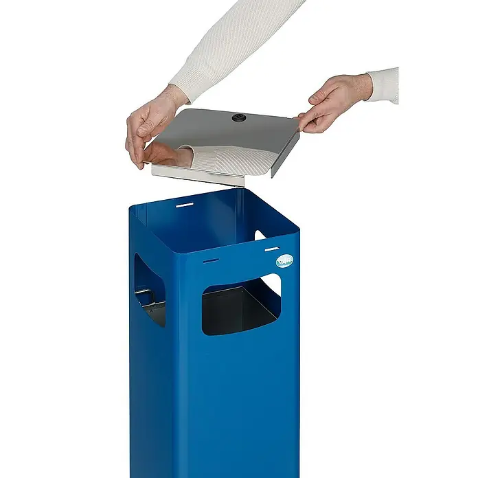 Proregal Wertstoffsammler robust & modular mit Edelstahldeckel - 22 l