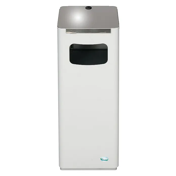 Proregal Wertstoffsammler robust & modular mit Edelstahldeckel - 25 x 25 x 67,4 cm, 22 l
