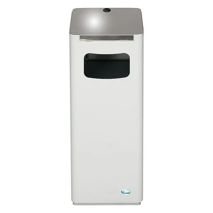 Proregal Wertstoffsammler robust & modular mit Edelstahldeckel - 25 x 25 x 67,4 cm, 22 l