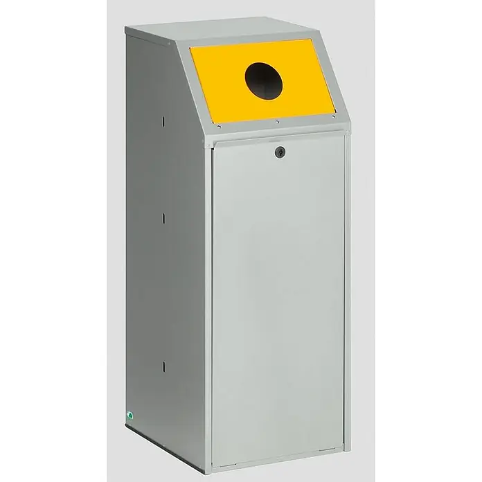 Proregal Wertstoffsammler robust mit Klapptür - 40 x 40 x 100 cm, 70 l