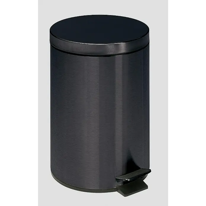 Proregal Treteimer robust mit Fußpedal & Inneneimer mit Griff - 20 l, Stahl, Anthrazit