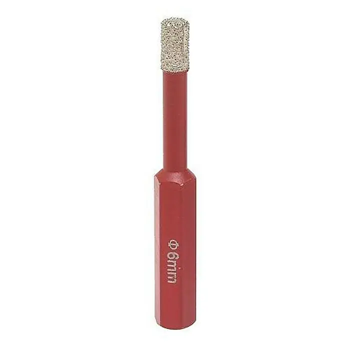 Proregal Bohrkrone Diamant Kernlochbohrer-Aufsatz Premium CRYSTAL 6mm - 1 Stk., Durchmesser Bohrer: 6 mm