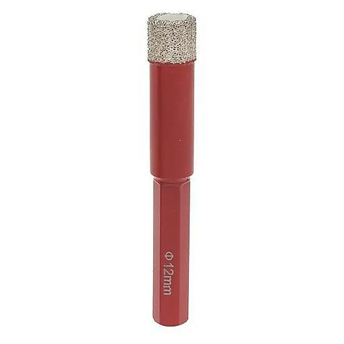 Proregal Bohrkrone Diamant Kernlochbohrer-Aufsatz Premium CRYSTAL 12mm - 1 Stk., Durchmesser Bohrer: 12 mm