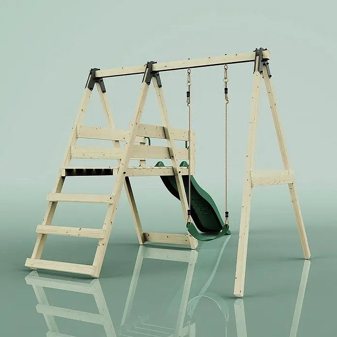 OutdoorToys Schaukel Schaukel Orchidee - B x L: 202 x 184 cm, Holz