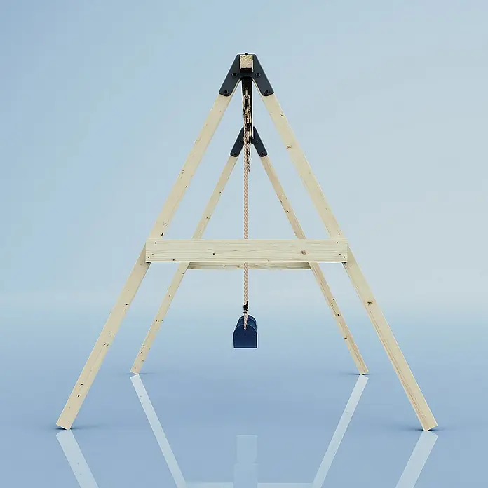 OutdoorToys Schaukel Schaukel Tulpe - B x L: 213 x 184 cm, Holz