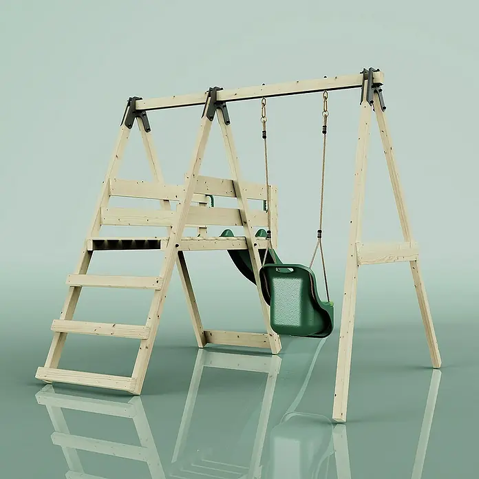 OutdoorToys Schaukel Schaukel Hortensie - B x L: 202 x 184 cm, Holz