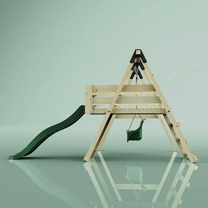 OutdoorToys Schaukel Schaukel Hortensie - B x L: 202 x 184 cm, Holz