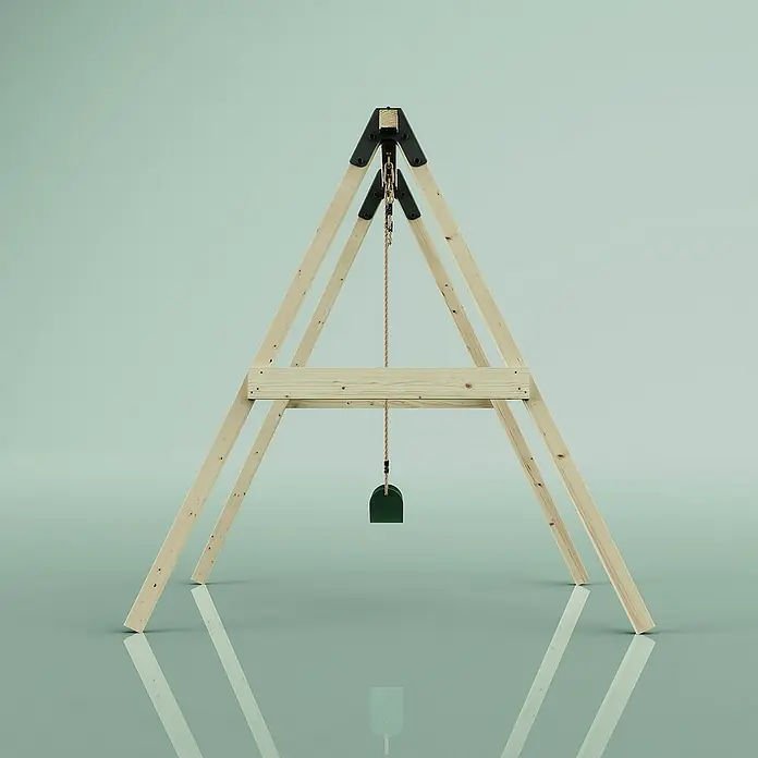 OutdoorToys Schaukel Schaukel Löwenzahn - B x L: 133 x 184 cm, Holz