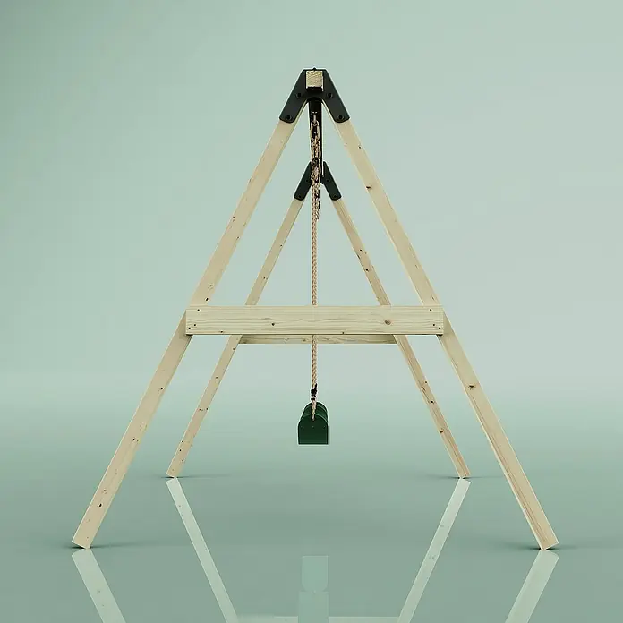 OutdoorToys Schaukel Schaukel Tulpe - B x L: 213 x 184 cm, Holz