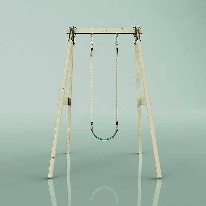 OutdoorToys Schaukel Schaukel Löwenzahn - B x L: 133 x 184 cm, Holz