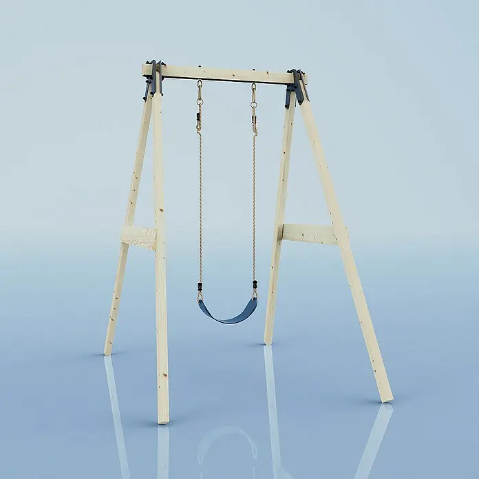 OutdoorToys Schaukel Schaukel Löwenzahn - B x L: 133 x 184 cm, Holz