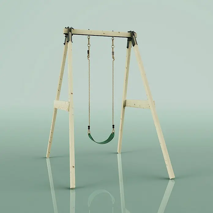 OutdoorToys Schaukel Schaukel Löwenzahn - B x L: 133 x 184 cm, Holz