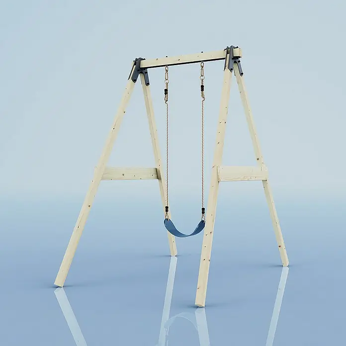 OutdoorToys Schaukel Schaukel Löwenzahn - B x L: 133 x 184 cm, Holz