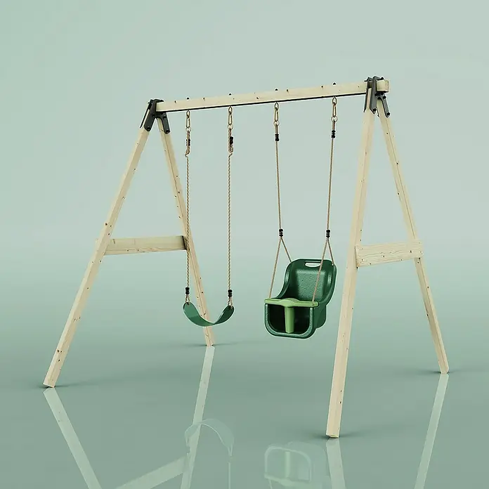 OutdoorToys Schaukel Schaukel Lilie - B x L: 213 x 184 cm, Holz